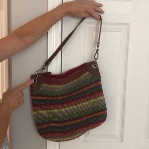 The sak rainbow knit bag